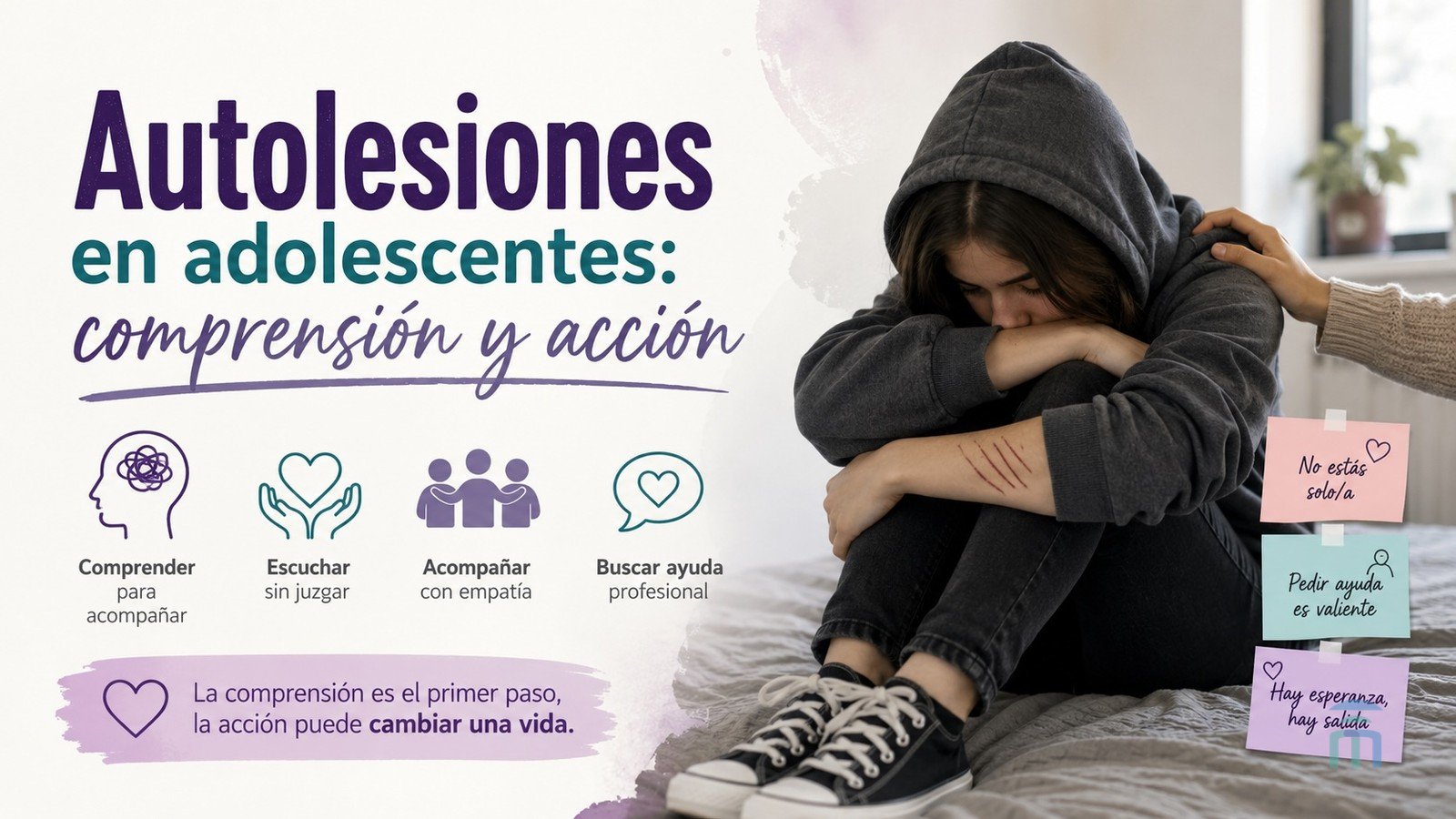 Autolesiones en adolescentes: comprensión y acción