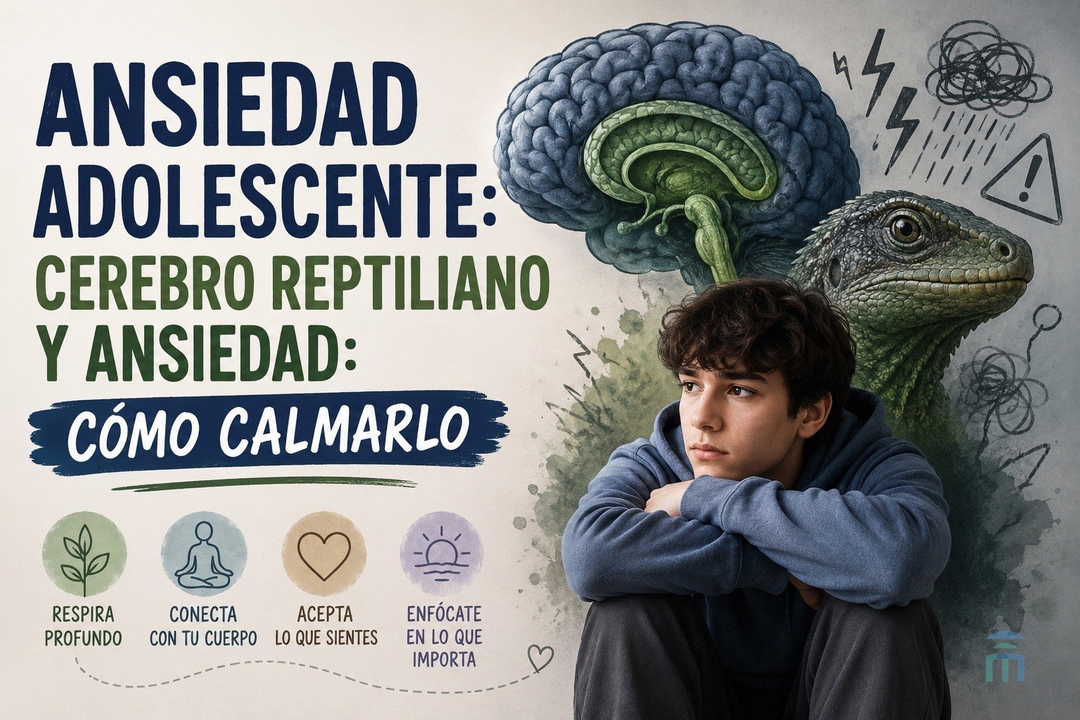 Ansiedad adolescente: Cerebro Reptiliano y Ansiedad: Cómo Calmarlo